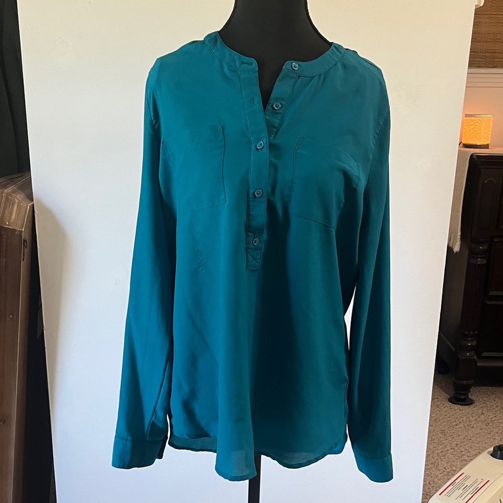 Old Navy Teal Women's Blouse